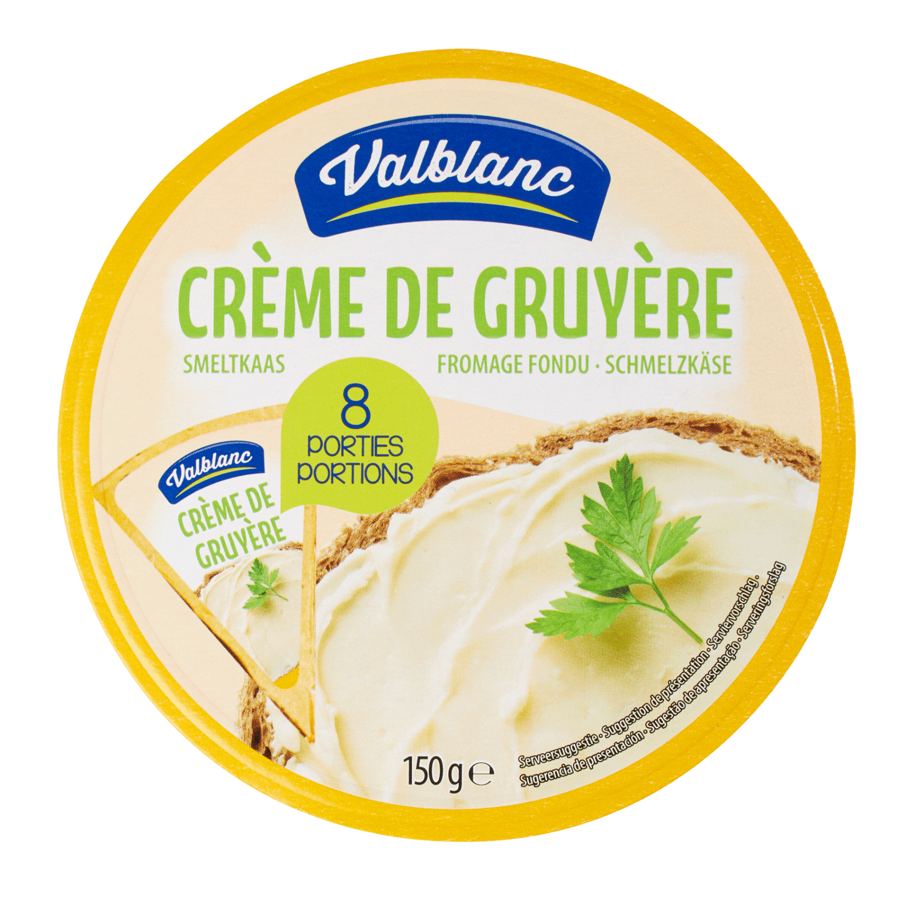 Valblanc® Fromage Fondu Crème De Gruyère Bon Marché Chez Aldi 