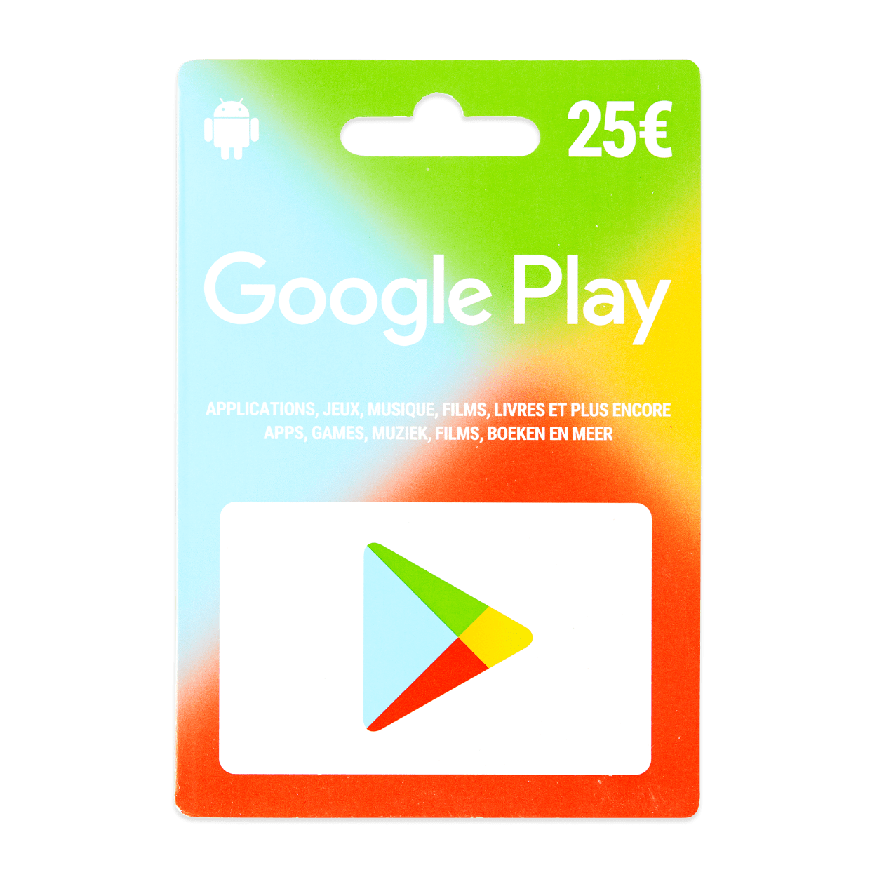 Guinness oorsprong Onbevredigend Google Play-kaart 25 euro kopen bij ALDI België