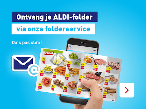 Ontvang je ALDI-folder via onze folderservice