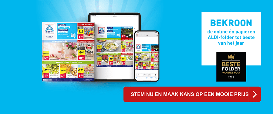 Bekroon de online én papieren ALDI-folder tot beste van het jaar