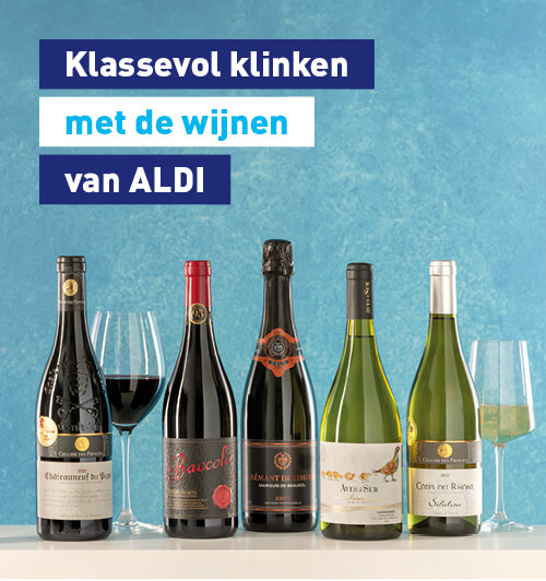 Klassevol klinken met de wijnen van ALDI