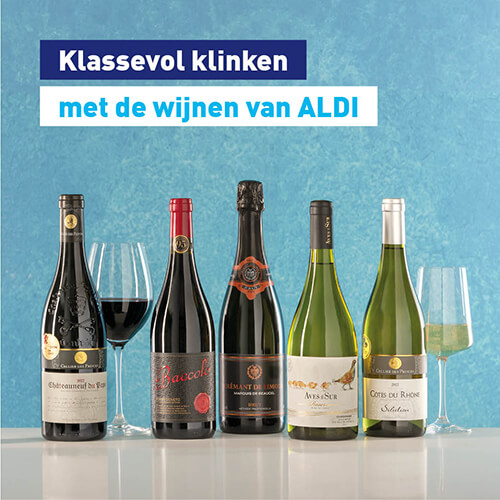 Klassevol klinken met de wijnen van ALDI