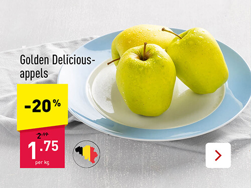 Golden Delicious-appels -20%