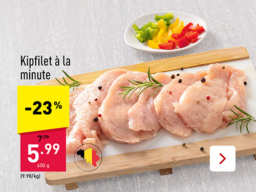 Kipfilet à la minute -23%