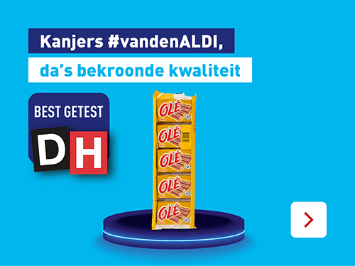 Kanjer #vandenAldi - Chocoladereep, 10 st.