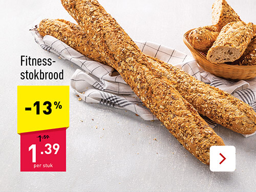 Fitnessstokbrood -13%