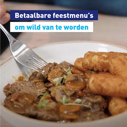 Betaalbare feestmenu’s om wild van te worden