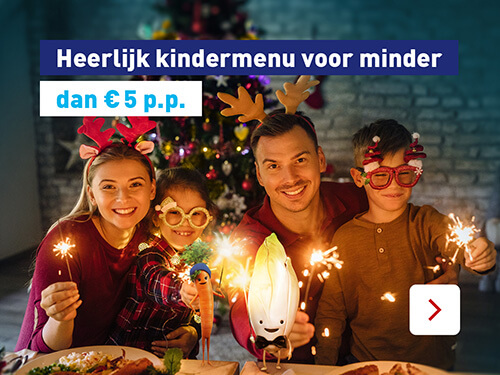 Heerlijk kindermenu voor minder dan 5€ p.p.