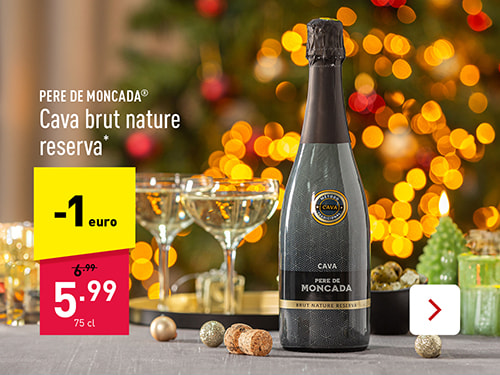 Cava brut nature reserva - 1 euro