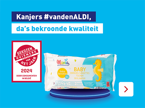 Kanjer #vandenAldi - Babydoekjes, 80 st.