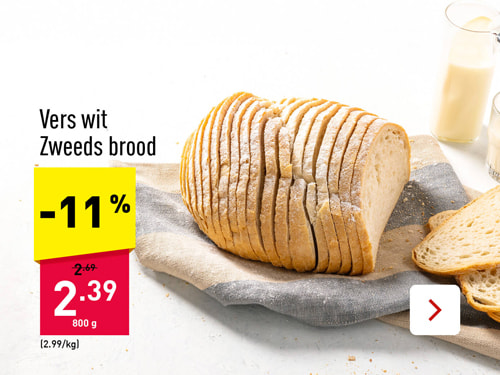 Vers wit Zweeds brood -11%