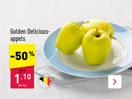 Golden Delicious-appels -50%