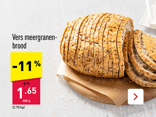 Vers meergranenbrood -11%