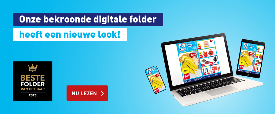 Onze bekroonde digitale folder heeft een nieuwe look!