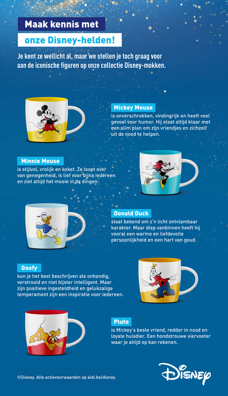 Maak kennis met onze Disney-helden!