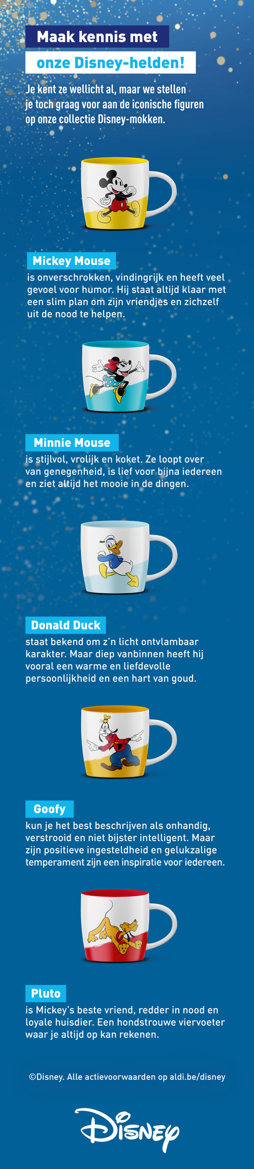 Maak kennis met onze Disney-helden!