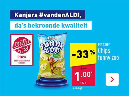 Kanjer #vandenAldi - Chips funny zoo