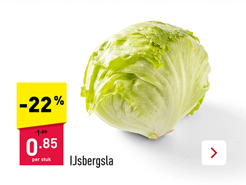 IJsbergsla - 22 %