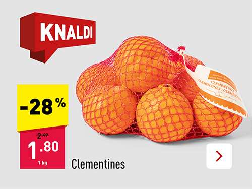 Clementines - 28 %