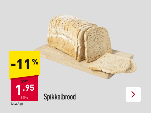 Spikkelbrood -11%