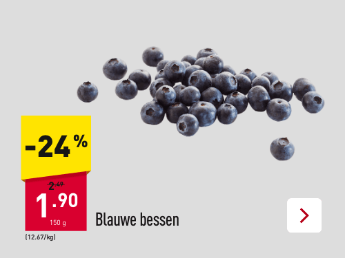 Blauwe bessen -24%