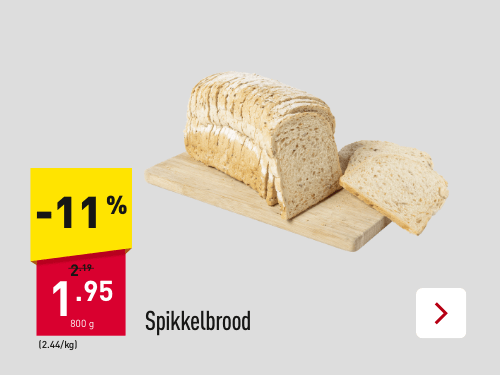 Spikkelbrood -11%