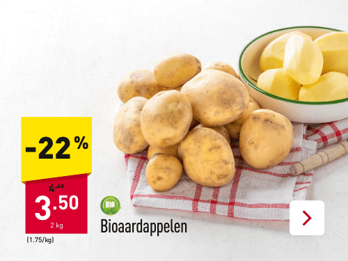 Bioaardappelen - 22 %