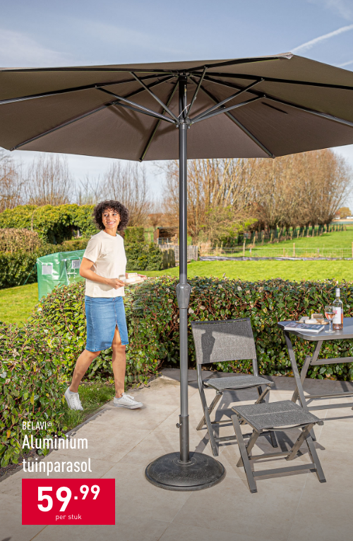 Aluminium tuinparasol