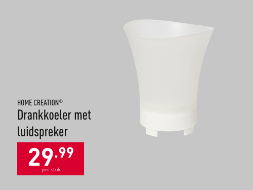 Drankkoeler met luidspreker