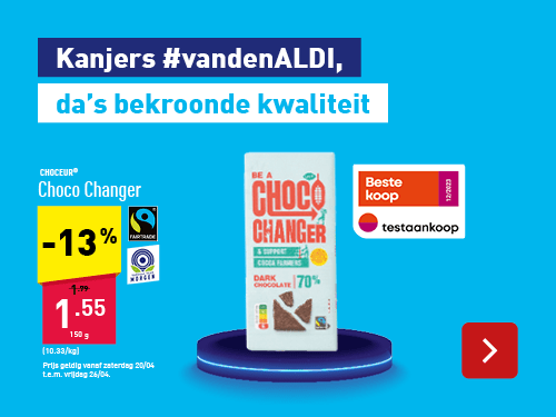 Kanjer #vandenAldi - Choco Changer