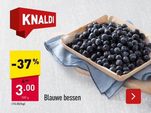 Blauwe bessen - 37 %