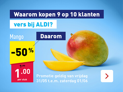 Waarom kopen 9 op 10 klanten vers bij ALDI?