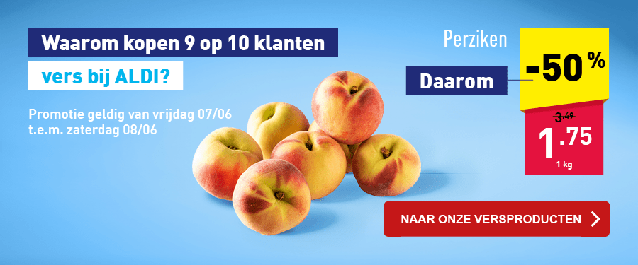 Waarom kopen 9 op 10 klanten vers bij ALDI?