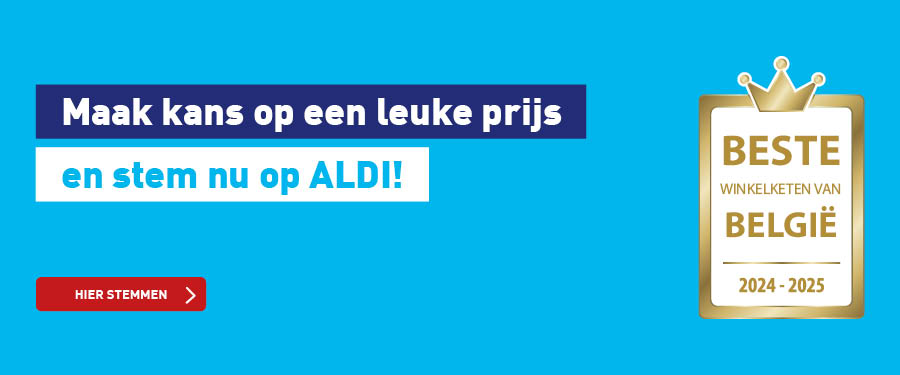 Maak kans op een leuke prijs en stem nu op ALDI!