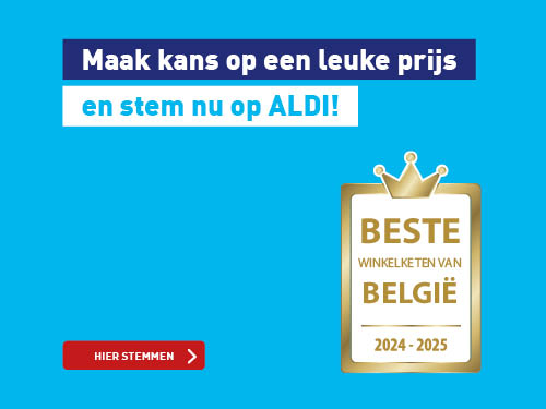 Maak kans op een leuke prijs en stem nu op ALDI!