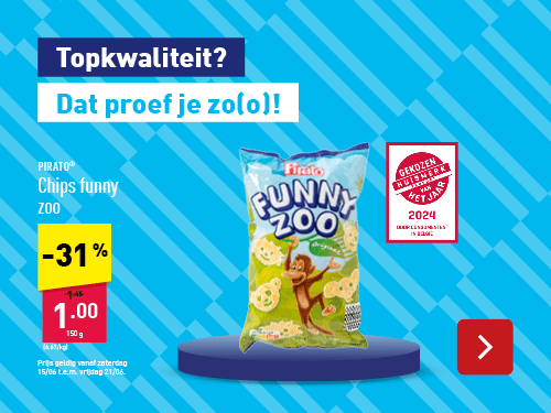 Kanjer #vandenAldi - Chips funny zoo