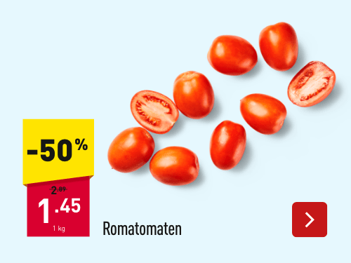Romatomaten - 50 %