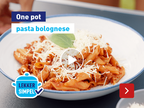 One pot pasta bolognese