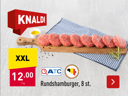 Rundshamburger, 8 st. XXL