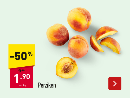 Perziken - 50 %