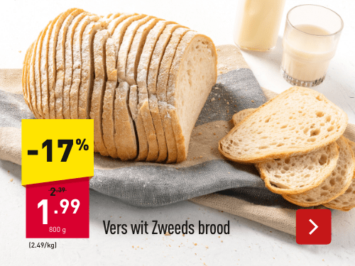 Vers wit Zweeds brood 