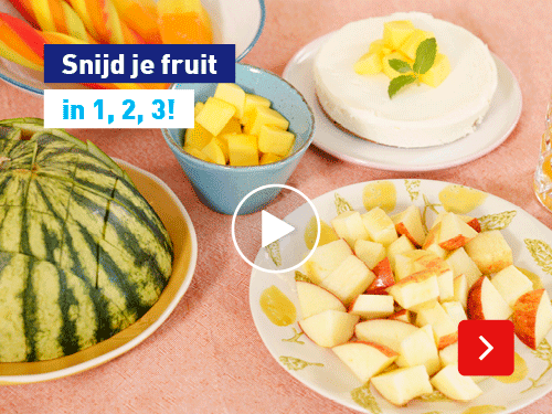 De hack #vandenALDI: snijd je fruit in 1, 2, 3!