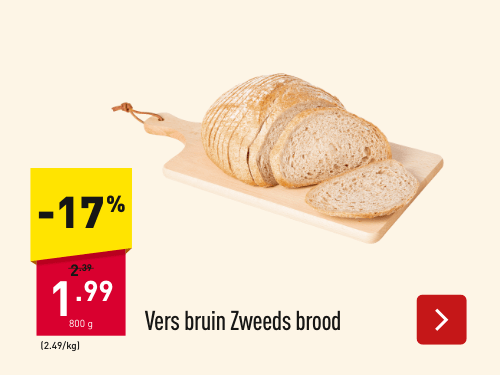 Vers bruin Zweeds brood 