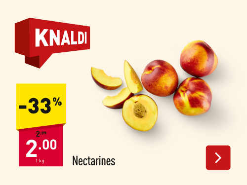 Nectarines - 33 %