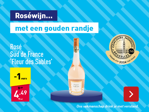 Kanjer #vandenAldi - Rosé Sud de France 'Fleur des Sables'