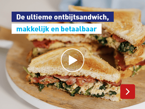 De ultieme ontbijtsandwich, makkelijk en betaalbaar