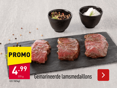 Gemarineerde lamsmedaillons PROMO