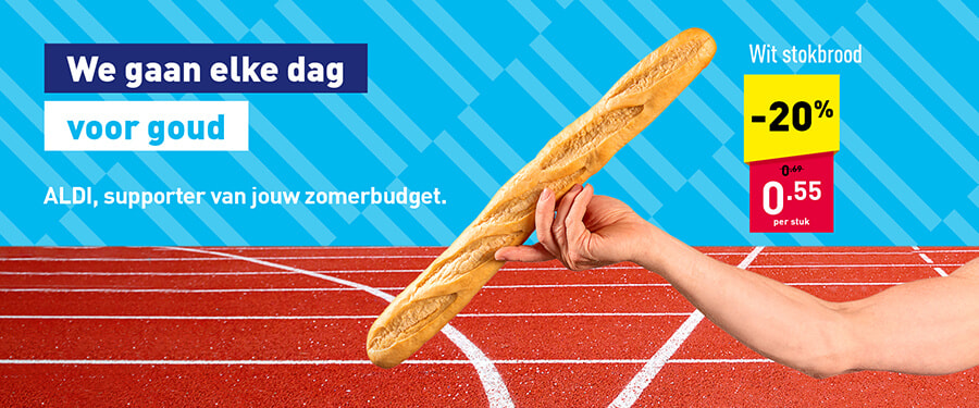 ALDI, supporter van jouw zomerbudget - Wit stokbrood