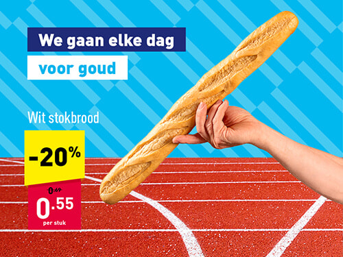 ALDI, supporter van jouw zomerbudget - Wit stokbrood