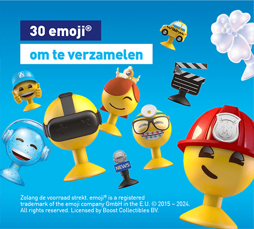 Aan het werk! De emoji® zijn terug